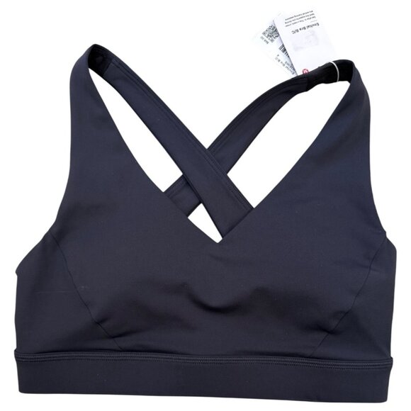 Lululemon Envital Bra B/C Cross-Back Sports Bra Size 4 Black W2EIWS in BKNT NWT - Picture 15 of 15